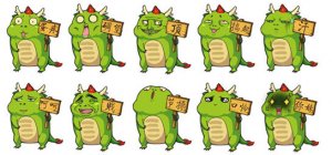 屌丝龙QQ表情