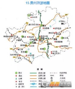 2017中国各省旅游简图