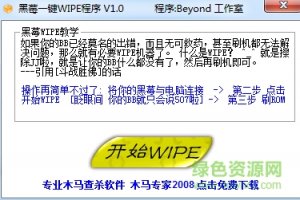 黑莓wipe工具v1.0 绿色纯净版