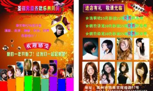 圣诞节元旦宣传单页psd素材(图层可编辑2份)
