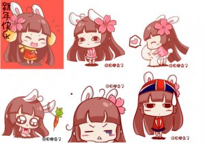 樱兔子QQ表情包