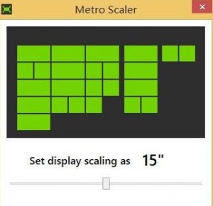 磁贴尺寸调整 Metro Scaler